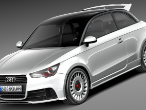 Audi A1 Quattro 2013 3D Model