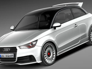 Audi A1 Quattro 2013 Modello 3D