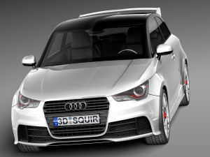 Audi A1 Quattro 2013 Model 3D