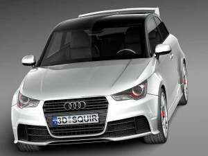 Audi A1 Quattro 2013 3D Model