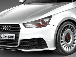 Audi A1 Quattro 2013 Model 3D