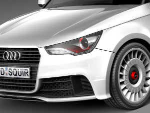Audi A1 Quattro 2013 3D Model