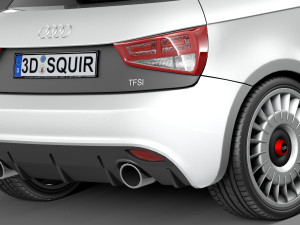 Audi A1 Quattro 2013 Model 3D