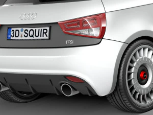 Audi A1 Quattro 2013 3D Model
