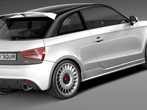 Audi A1 Quattro 2013 3D Model