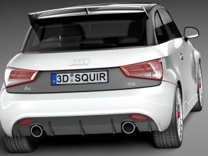 Audi A1 Quattro 2013 Model 3D