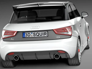 Audi A1 Quattro 2013 3D Model