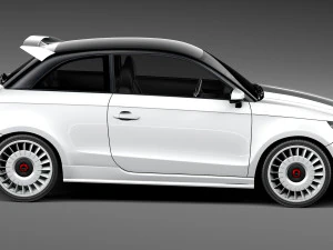 Audi A1 Quattro 2013 3D Model