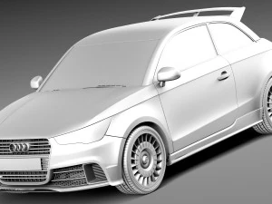 Audi A1 Quattro 2013 3D Model