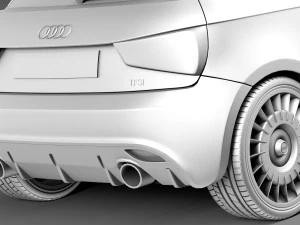 Audi A1 Quattro 2013 3D Model