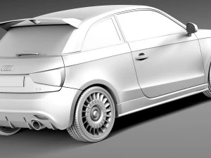 Audi A1 Quattro 2013 3D Model