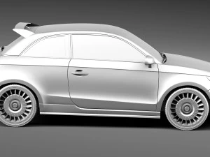 Audi A1 Quattro 2013 3D Model