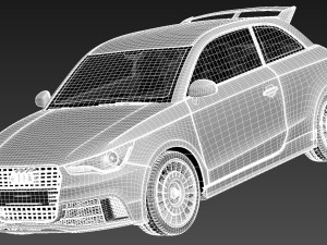 Audi A1 Quattro 2013 Model 3D