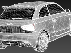 Audi A1 Quattro 2013 Model 3D