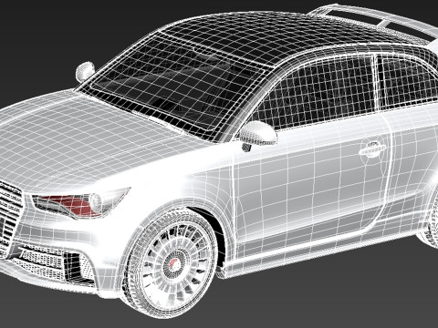 Audi A1 Quattro 2013 3Dモデル
