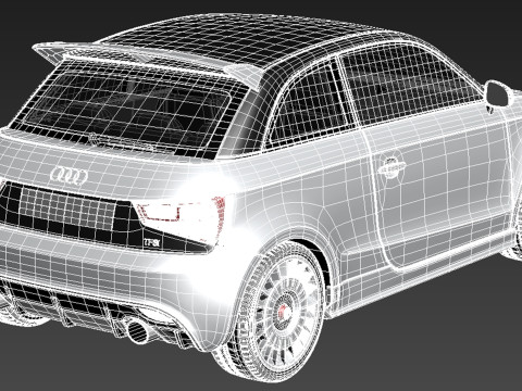 Audi A1 Quattro 2013 3Dモデル