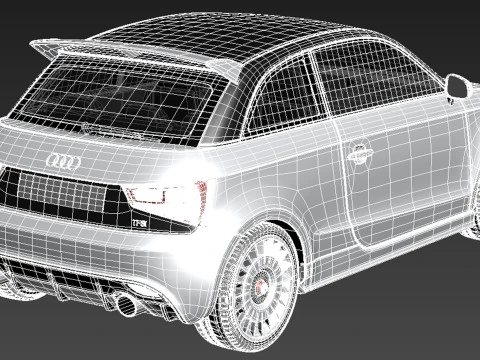 Audi A1 Quattro 2013 3D Model