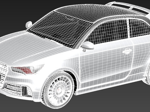 Audi A1 Quattro 2013 3Dモデル
