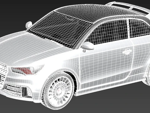 Audi A1 Quattro 2013 3D Model