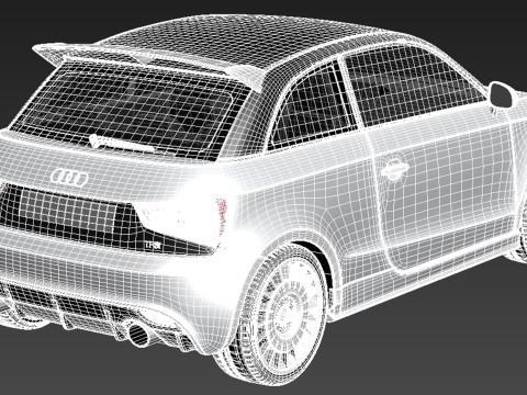 Audi A1 Quattro 2013 3Dモデル