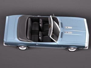 Chevrolet Camaro SS RS 1967 convertible 3D मॉडल