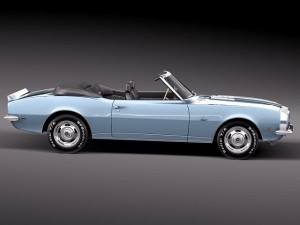 Chevrolet Camaro SS RS 1967 convertible 3D मॉडल