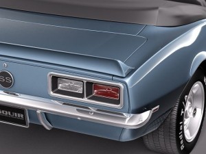 Chevrolet Camaro SS RS 1967 convertible 3D मॉडल