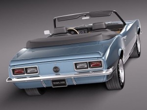 Chevrolet Camaro SS RS 1967 convertible 3D मॉडल