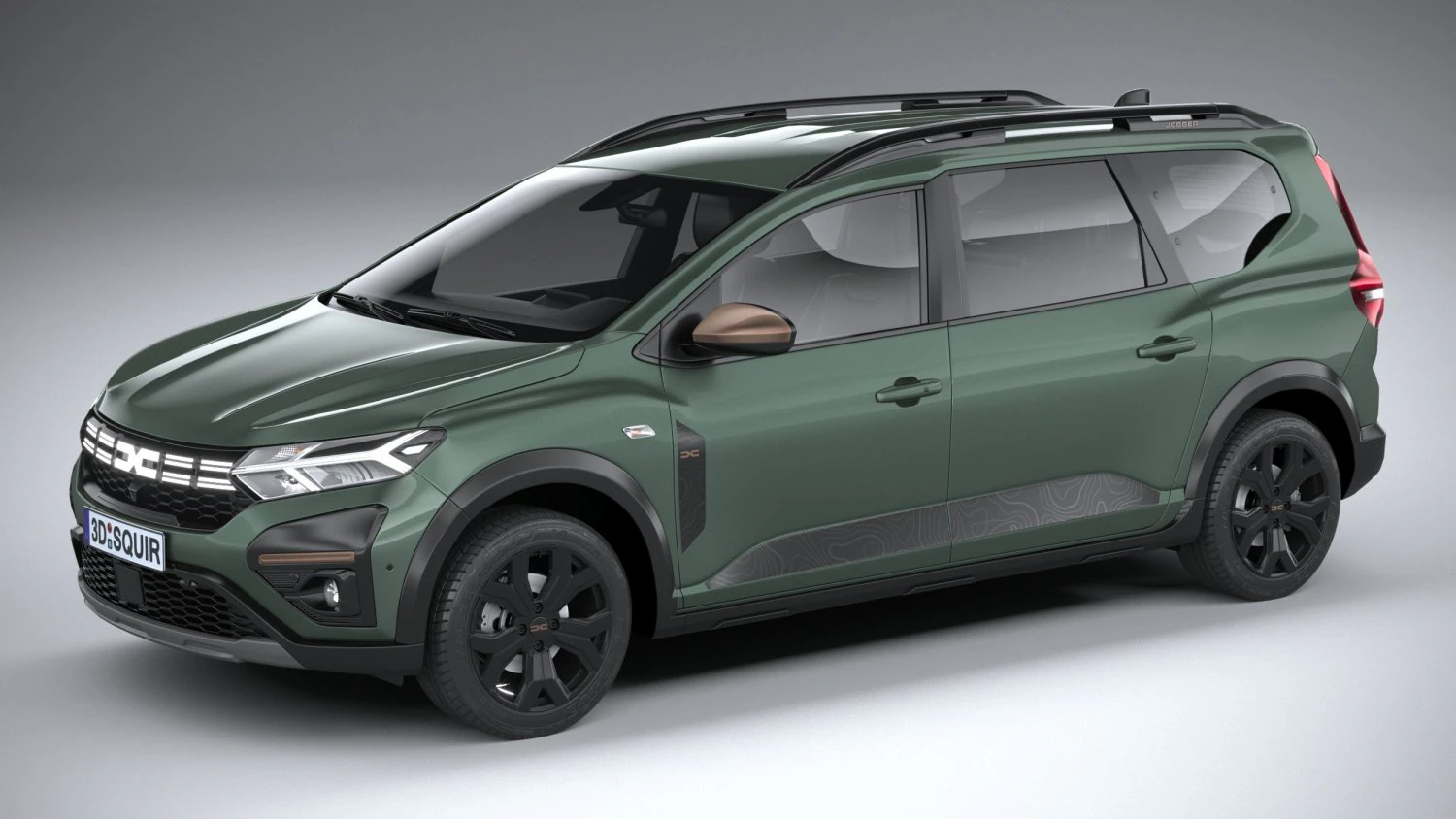 Dacia Jogger Extreme 2023 3D Model .c4d .max .obj .3ds .fbx .stl .blend