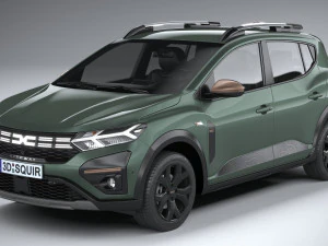 Dacia Sandero Stepway Extreme 2023 3D Model
