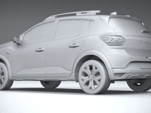 Dacia Sandero Stepway Extreme 2023 3D Model