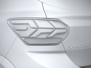 Dacia Sandero Stepway Extreme 2023 Model 3D