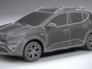 Dacia Sandero Stepway Extreme 2023 3D Model