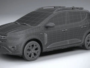 Dacia Sandero Stepway Extreme 2023 3D Model