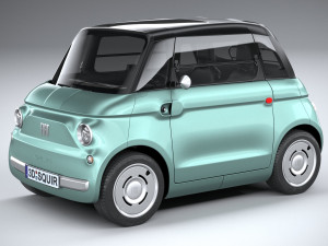 Fiat Topolino 2024 3D 模型