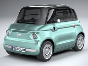 Fiat Topolino 2024 3D-Modell