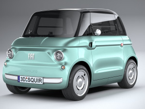 Fiat Topolino 2024 3D-Modell