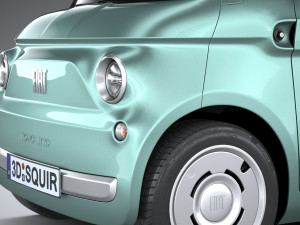 Fiat Topolino 2024 3D-Modell