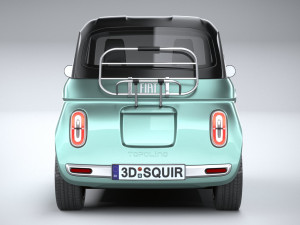 Fiat Topolino 2024 3D-Modell