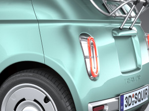 Fiat Topolino 2024 3D-Modell