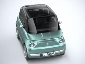 Fiat Topolino 2024 3D-Modell