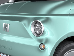 Fiat Topolino 2024 3D-Modell
