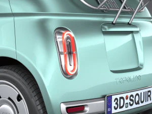 Fiat Topolino 2024 3D Model