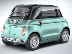 Fiat Topolino 2024 3D-Modell