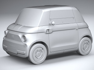 Fiat Topolino 2024 3D-Modell