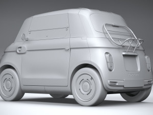 Fiat Topolino 2024 3D-Modell