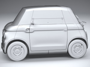 Fiat Topolino 2024 3D-Modell