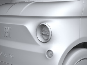 Fiat Topolino 2024 3D-Modell