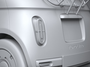 Fiat Topolino 2024 3D-Modell