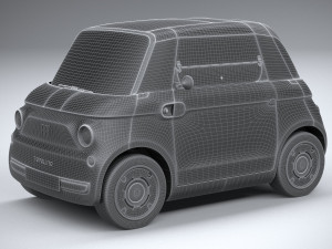 Fiat Topolino 2024 3D-Modell